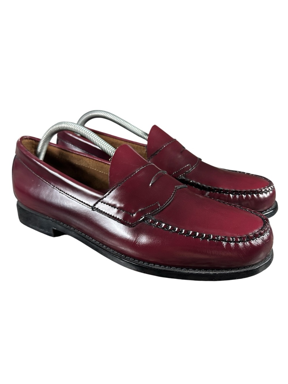 G.H. Bass & Co. Logan Burgundy Leather Penny Loafers